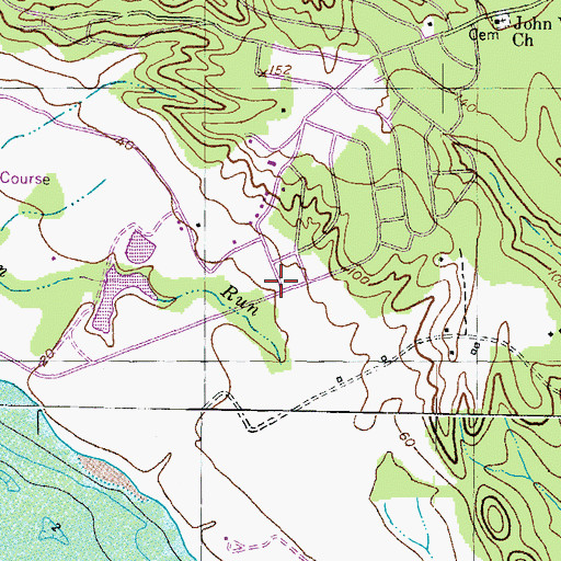 Topographic Map of Felicity (historical), MD