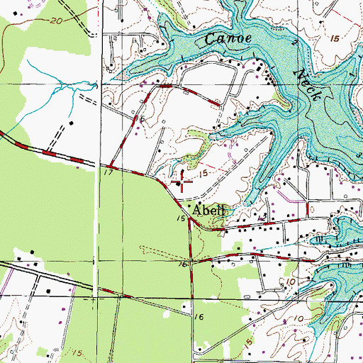 Topographic Map of Fog Hall, MD