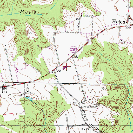Topographic Map of Mother Catherine Spalding Elementary School, MD