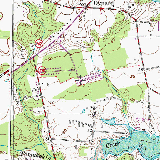 Topographic Map of Mount Pleasant, MD