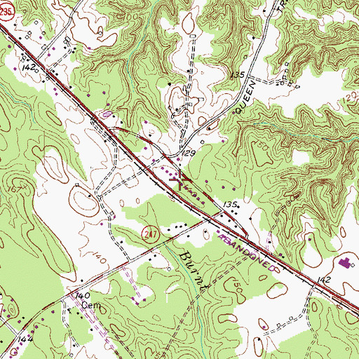 Topographic Map of Summerseat Village, MD