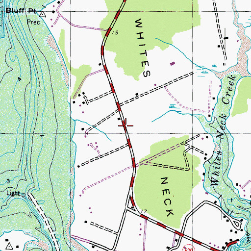 Topographic Map of Yellow Bank, MD