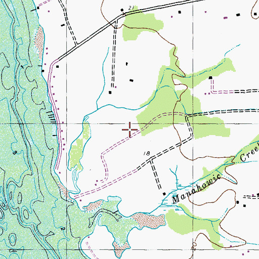 Topographic Map of Willow Glen, MD