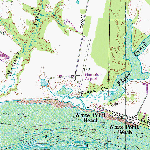 Topographic Map of Bloomsbury, MD