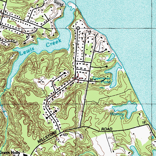 Topographic Map of Esperanza Farm, MD