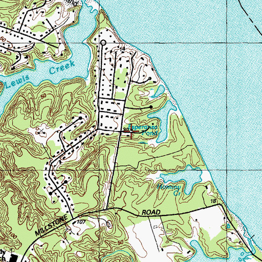 Topographic Map of Esperanza House (historical), MD