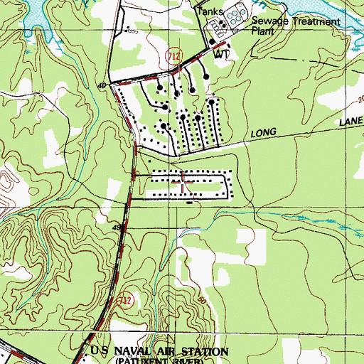 Topographic Map of Forest Park, MD