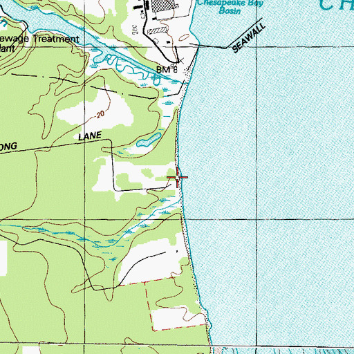 Topographic Map of Halfheads Folly, MD