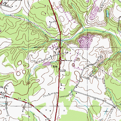 Topographic Map of Maryland Springs School (historical), MD