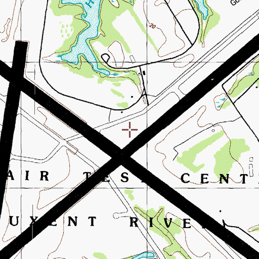 Topographic Map of Mattapanient (historical), MD