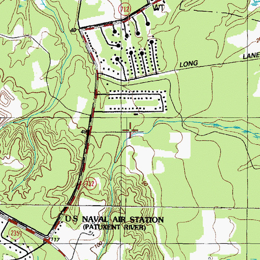 Topographic Map of Southgate, MD
