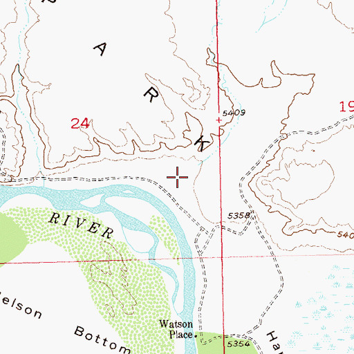 Topographic Map of Goodman Gulch, CO