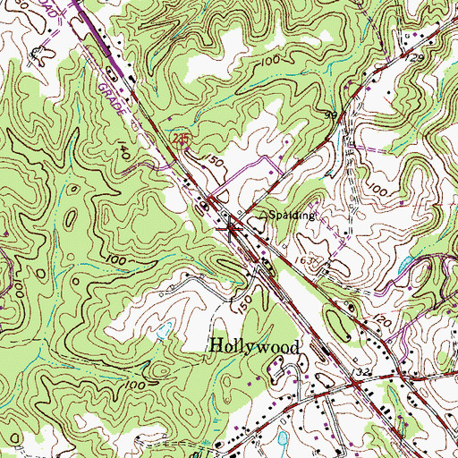 Topographic Map of Woodpecker (historical), MD