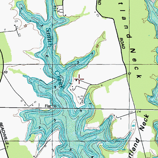 Topographic Map of Saint Elizabeths Manor, MD