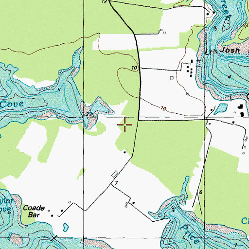 Topographic Map of Temerity, MD