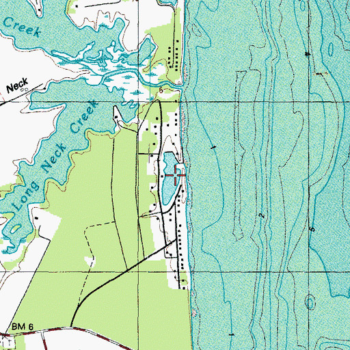 Topographic Map of Hollis Lake, MD