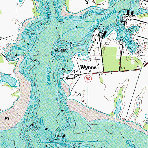 Topographic Map of Smith Creek House, MD
