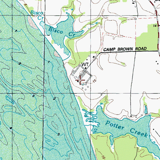 Topographic Map of Smithwood (historical), MD