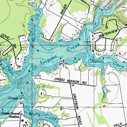 Topographic Map of Tulip Monument, MD