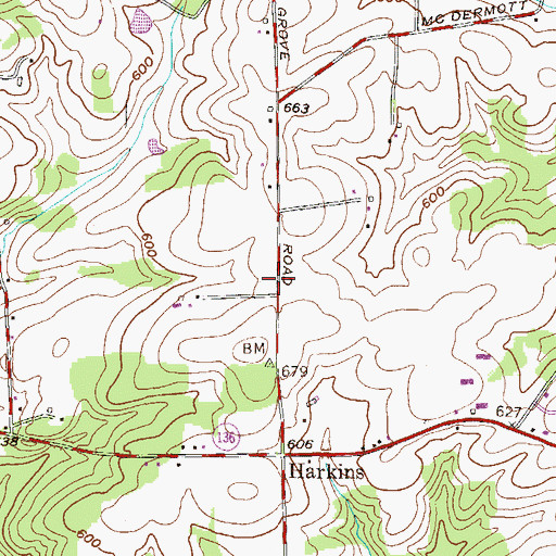 Topographic Map of Church of Jesus Christ, MD