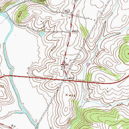 Topographic Map of Clermont Mills (historical), MD