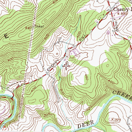 Topographic Map of Molasses Mill (historical), MD