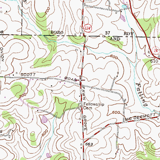 Topographic Map of Nazarene Church, MD