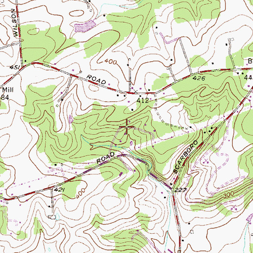Topographic Map of Deer Park, MD