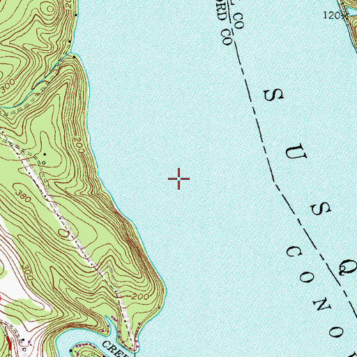Topographic Map of Hickory Island (historical), MD