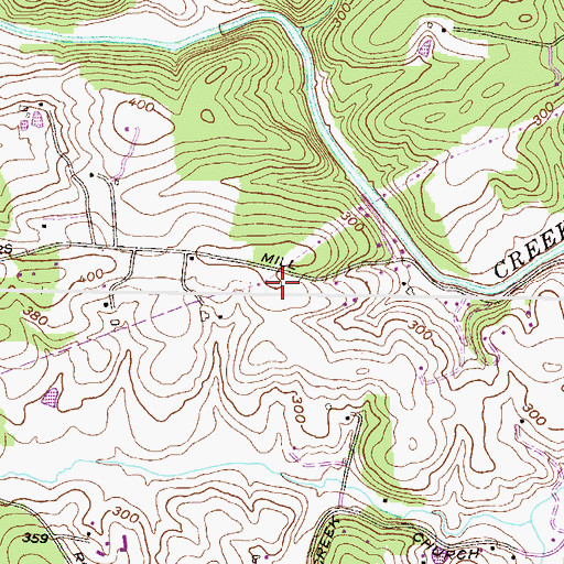 Topographic Map of Scenic View, MD