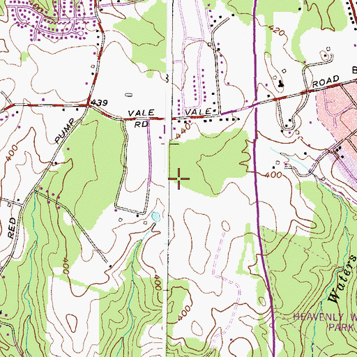 Topographic Map of Brentwood Park, MD