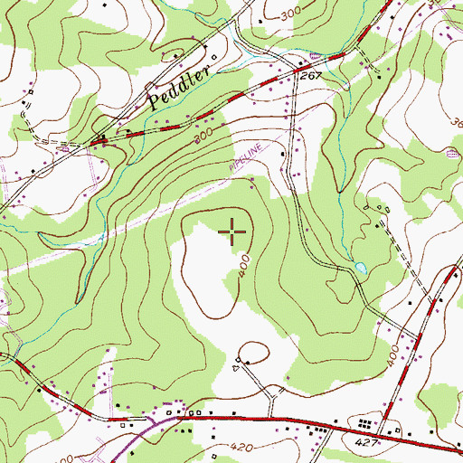 Topographic Map of Cedar Grove School (historical), MD