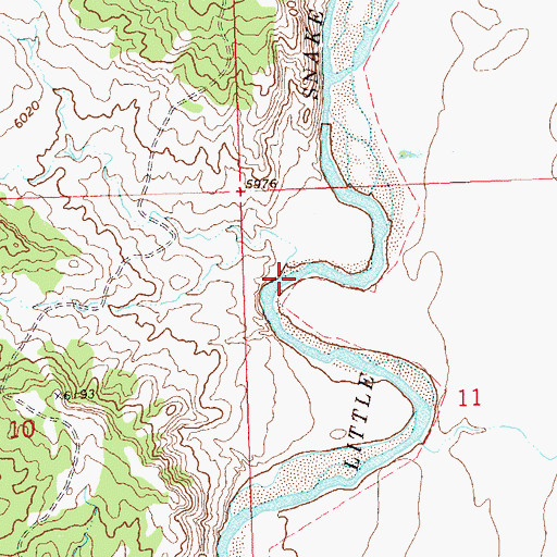 Topographic Map of Nipple Gulch, CO
