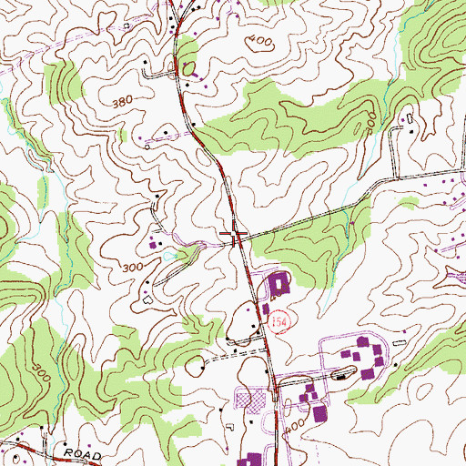 Topographic Map of Hiddenbrook Treatment Center, MD