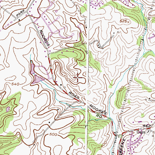 Topographic Map of Pleasant Prospect at Glen Elyn, MD