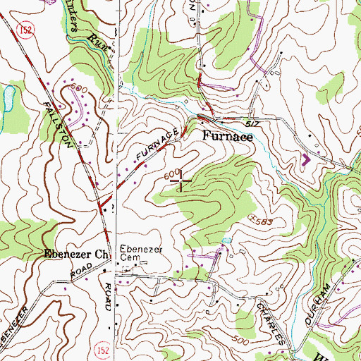 Topographic Map of Quiet Inheritance, MD