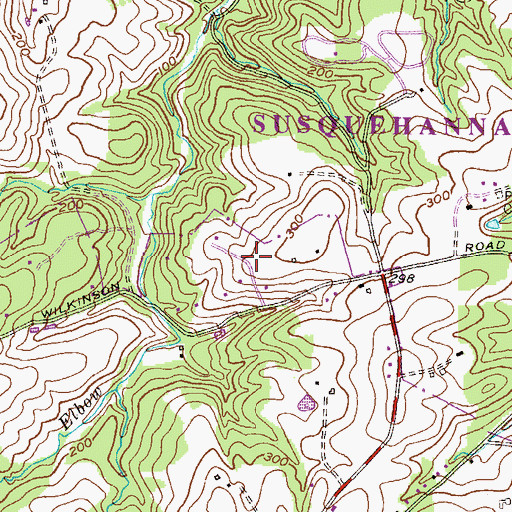 Topographic Map of Emerson Heights, MD