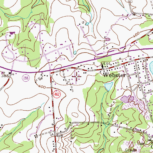 Topographic Map of Fair Hill, MD