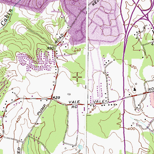 Topographic Map of Parliament Ridge, MD