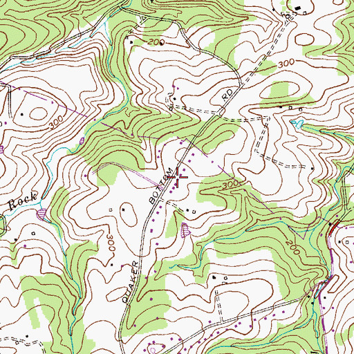 Topographic Map of Silver Acres, MD