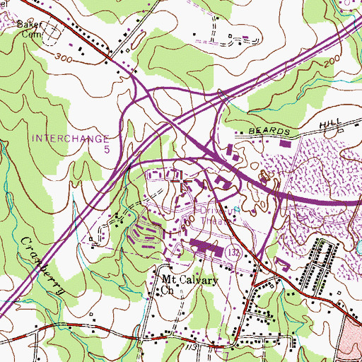 Topographic Map of Warwick, MD
