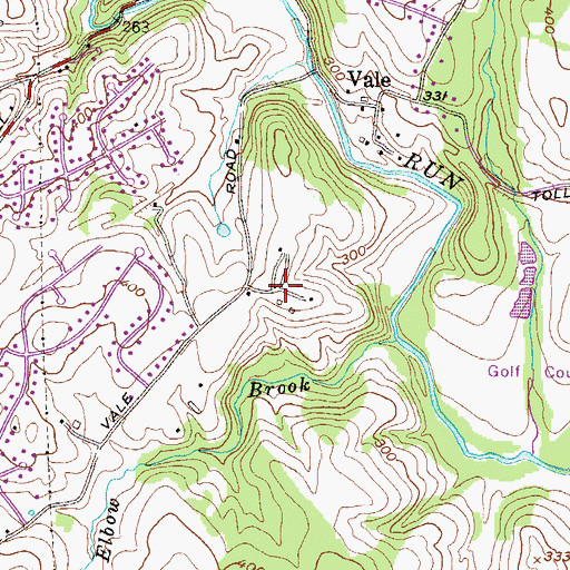 Topographic Map of Winters Run, MD