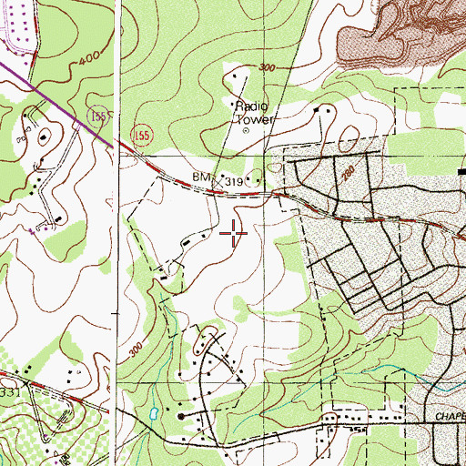 Topographic Map of Grace Harbour, MD