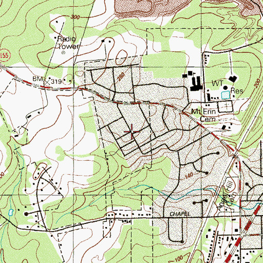 Topographic Map of Havre de Grace Heights, MD