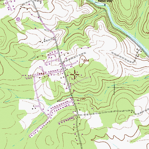 Topographic Map of Cochran Hills, MD
