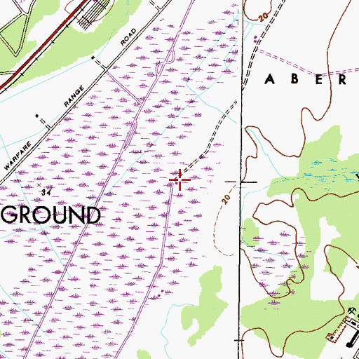 Topographic Map of Cole (historical), MD