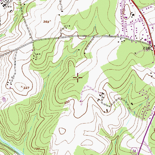 Topographic Map of Constant Branch, MD