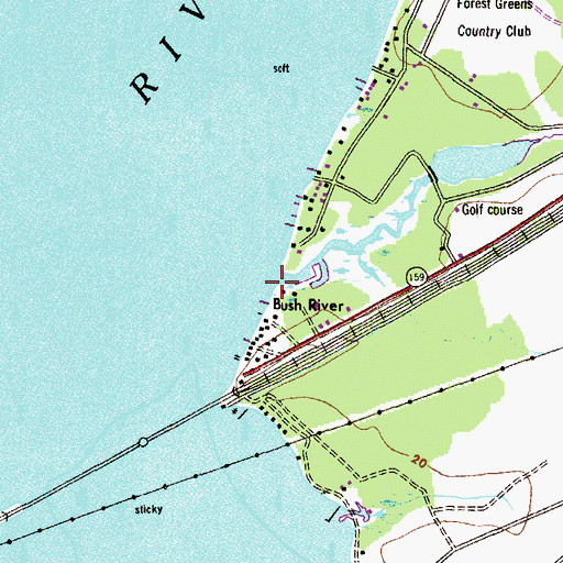 Topographic Map of Deep Spring Branch, MD