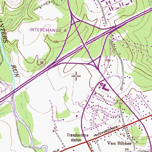 Topographic Map of Emmorton Business Park, MD