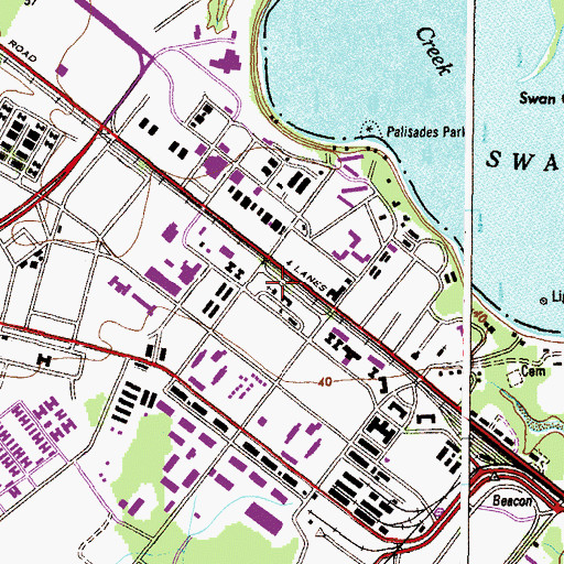 Topographic Map of Main Chapel, MD